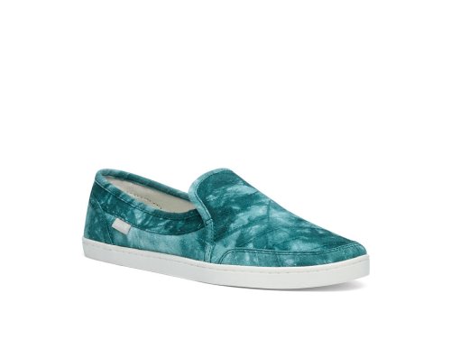 Chaussures Sanuk Pair O Dice Tie Dye Femme - Vert TLNSMG023